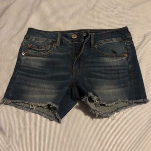 American Eagle Size 6 Super Stretch Denim Shorta